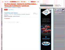 Tablet Screenshot of idiomstagalogkawikaan.lynxjuan.com